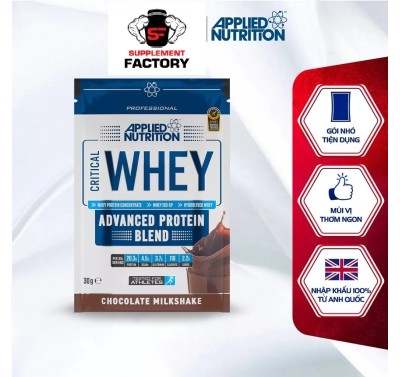 Gói 1 lần dùng Applied Nutrition Critical Whey Protein Blend Sachet 30g (1 Serving/Sample)